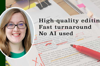 copy edit your writing without using ai