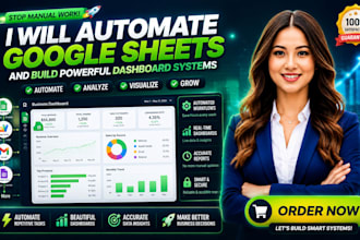 automate google sheets and build powerful dashboard systems