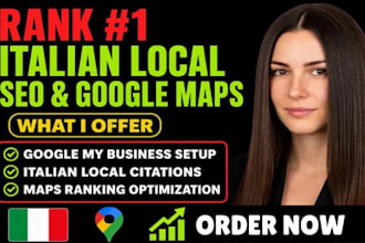your italian business on google maps with local SEO and citations