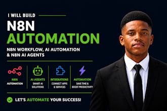 build n8n automation, n8n workflow, ai automation and n8n ai agents