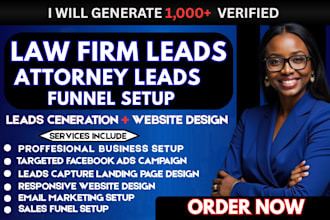 1000 law firm leads legal leads attorney leads  insurance leads google ads