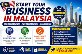 help start a business in malaysia, ssm registration, tax reg and compliance