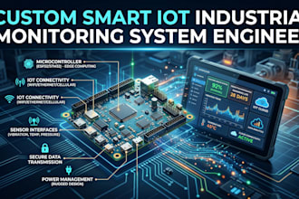 build custom smart iot industrial monitoring system for predictive maintenance