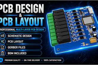 design esp32 pcb board, raspberry pi pcb and rf schematic and pcb design