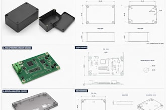 design pcb enclosure, pcb casing for 3d printing using solidworks