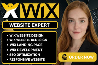 do wix website design, wix redesign wix website fix or develop your wix website