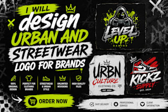 design urban and streetwear logo for brands