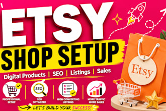 do etsy shop setup for etsy digital product etsy listing etsy seo etsy sales