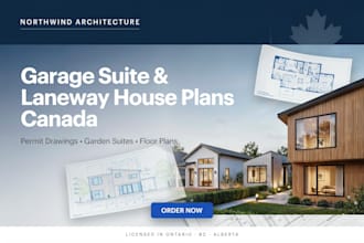 design garage suite laneway house and garden suite permit plans in canada