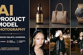 create ai product photography with consistent brand models