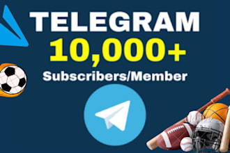 do sports telegram promotion, real telegram subscribers, telegram growth, game