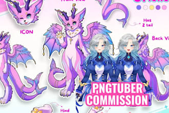 draw custom fursona art sfw, furry pfp, manga or comic character illustration