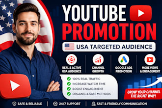 youtube channel promotion organic USA uk playlist complete channel monetization