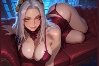 draw amazing nsfw, anime, nsfw art, illustration