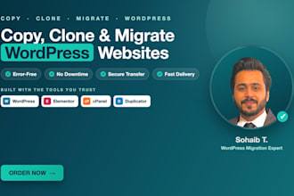 copy clone wordpress website