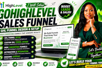 do gohighlevel sales funnel,ghl funnel,and sales funnel design, high conversting