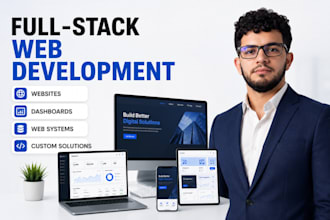 build a professional business website or custom CRM system