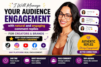 manage your audience engagement with natural and engaging comment replies