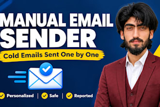 be your manual email sender for cold email marketing campaigns