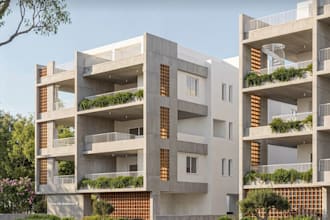 renew home city residence, real estate visualization,2d to 3d architecture model