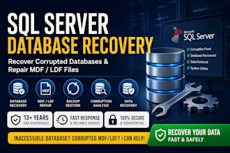recover corrupted sql server database and repair mdf files