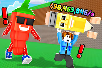design professional roblox youtube gfx thumbnail