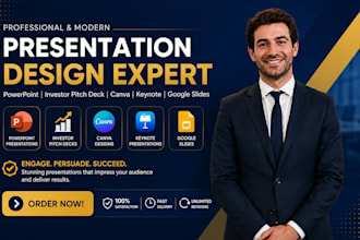 design professional powerpoint and keynote business presentations