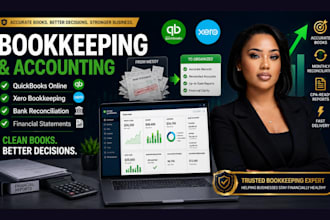 do intuit bookkeeping, bank reconciliation, financial statements quickbooks xero