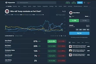 develop a blockchain prediction market platform like polymarket