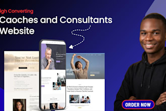 design website for coaches and consultants, coaching website, consultant website