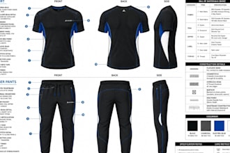 create streetwear techpack for accurate manufacturing result