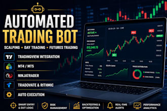 develop automated scalping trading bot, day trading bot and futures trading bot