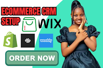 ecommerce crm zoho commerce wix shopify squarespace netsuite weebly odoo