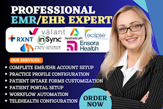 setup aestheticspro counsol valant ehr theranest eclipse rxnt insync genesis emr