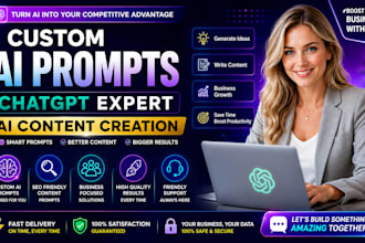 craft custom ai content creation prompts chatgpt writing solutions for business