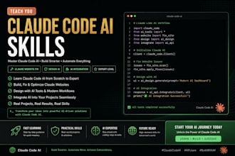 teach claude code ai claude website fix design ai integration expert