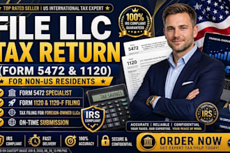 llc tax return form 5472 form 1120 US tax filing non US resident corporate tax