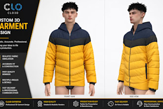 create custom 3d garment design using clo3d