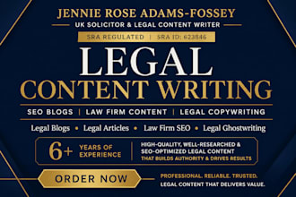write SEO legal content for lawyers attorneys and law firms