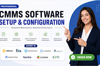 setup emaint cmms fiix infraspeak collabit agility expansive facilio limble ezo