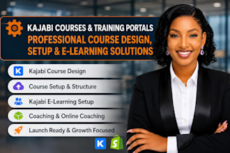 do kajabi course design,course setup,kajabi elearning,, coaching,onilne coachin