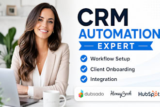 setup dubsado honeybook crm workflow automation or hubspot
