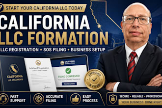 form california llc, file llc registration, and handle secretary of state filing