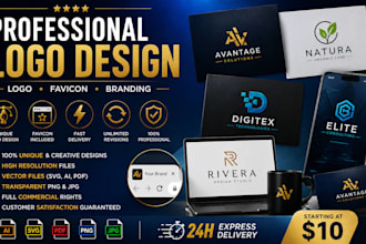 logo design and favicon