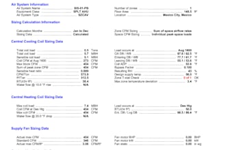 calculate thermal loads by zone