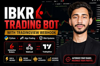 build ibkr trading bot with tradingview webhook integration
