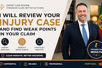 review your injury case and find weak points in your claim