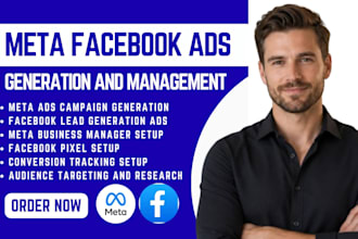 setup facebook ads meta ads expert fb lead generation ads for leads and sales