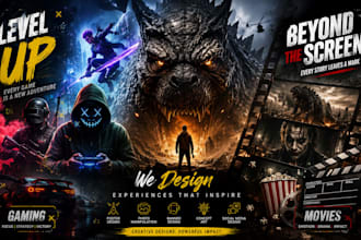 design a professional flyer and poster for your buisness or event