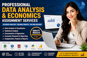 provide professional data analysis, econometrics, statistics